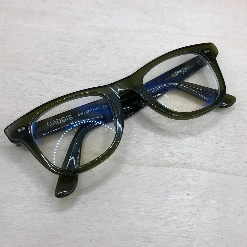 Caddis Porgy Backstage Rx Glasses FRAMES ONLY Heritage Green  50-23-145 UNISEX
